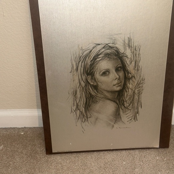 G. Tarantino 'Serie Ritratti 12' Portrait Art
- Reproduction on Wood Board" - Picture 3 of 8